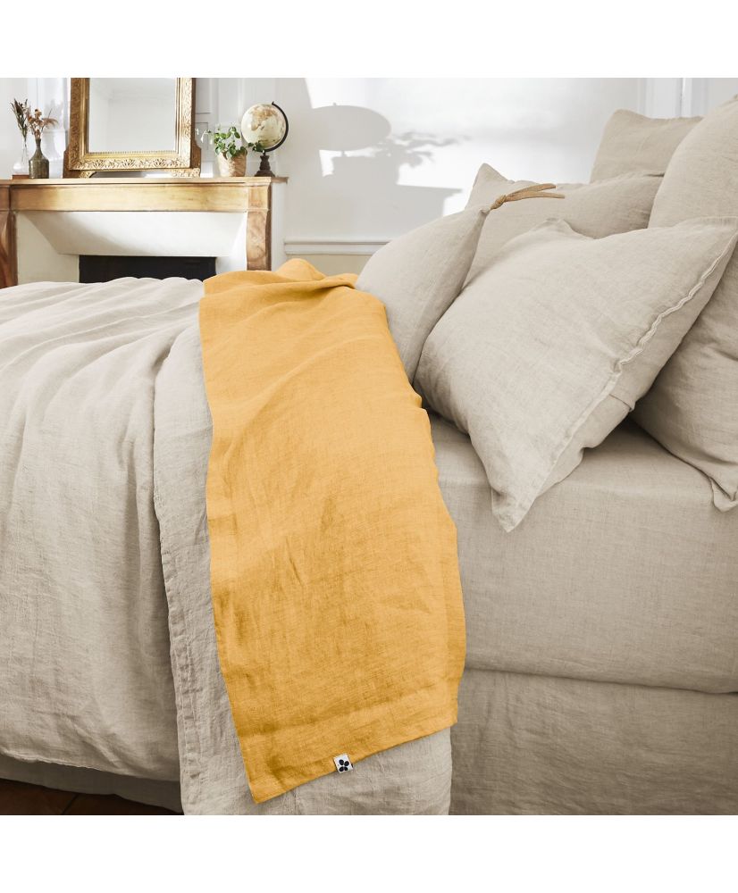 Flat sheet 240 x 300 cm SOLINE Honey Flat sheet 240 x 300 cm SOLINE Honey