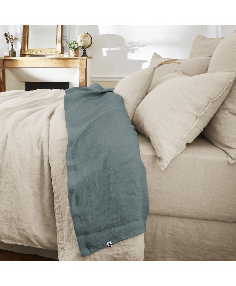 Bettlaken 270 x 300 cm SOLINE Ardoise Bettlaken 270 x 300 cm SOLINE Ardoise