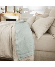 Drap plat 270 x 300 cm SOLINE Eucalyptus
