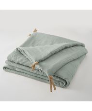 End of bed 90 x 200 cm SOLINE Eucalyptus