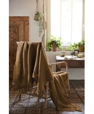 Plaid 180 x 220 cm GABIN Camel