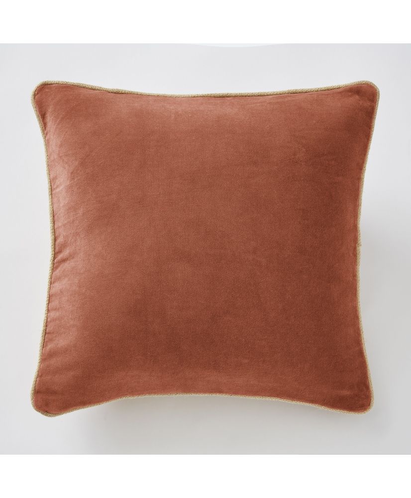 Kissen 45 x 45 cm CÉSAR Terrakotta Kissen 45 x 45 cm CÉSAR Terrakotta