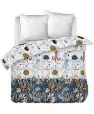  Bedruckte Bettdecke 260 x 240 cm OCTOPIA
