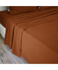Flat sheet 240 x 300 cm CANDICE Tomette