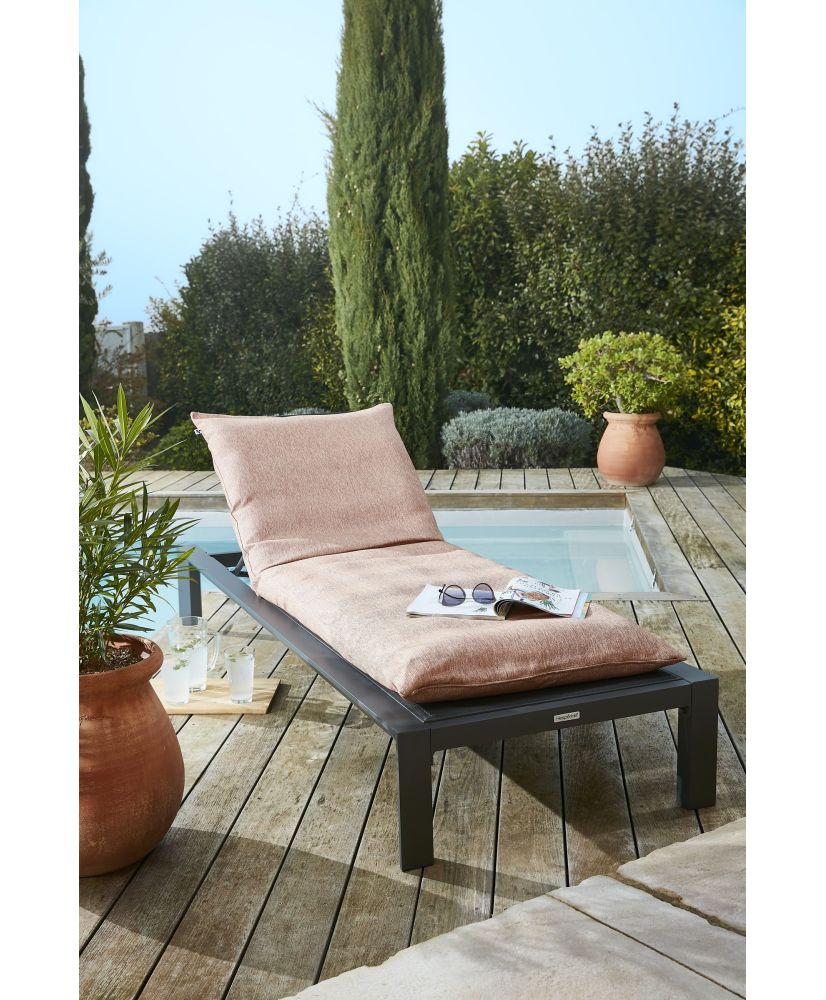 Housse de bain de soleil 70 x 190 cm NAÏA Corail Housse de bain de soleil 70 x 190 cm NAÏA Corail