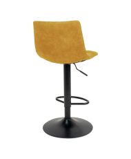 Set of 2 Dining room Chairs with gray velvet armrests and black feet