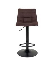 Set of 2 Dining room Chairs with gray velvet armrests and black feet