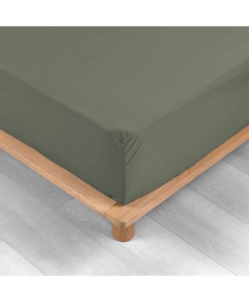 Anthracite percale fitted sheet 180 x 200 cm with 30 cm cover Anthracite percale fitted sheet 180 x 200 cm with 30 cm cover