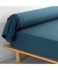 Funda de almohada percal azul 85 x 185 cm