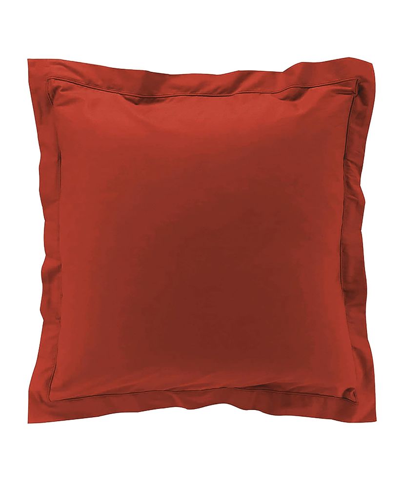 2 taies d'oreiller percale rouge 63 x 63 cm 2 taies d'oreiller percale rouge 63 x 63 cm