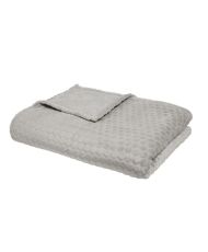 Couverture plaid galet doux & chaud couleur dune 150 x 200 cm