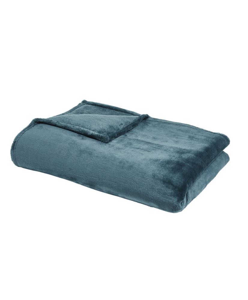Weiche und warme XL-Karodecke Pfauenblau 150 x 200 cm Weiche und warme XL-Karodecke Pfauenblau 150 x 200 cm