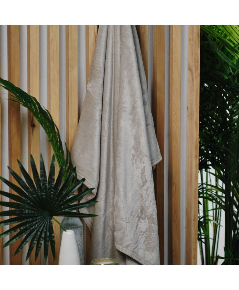 Couverture plaid XL doux & chaud couleur dune 150 x 200 cm Couverture plaid XL doux & chaud couleur dune 150 x 200 cm