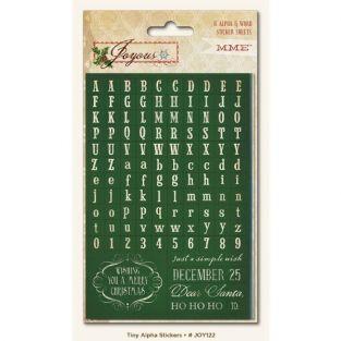  Alphabet autocollant Noël 