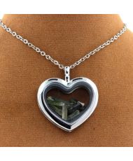 Collier Tourmaline verte brut
