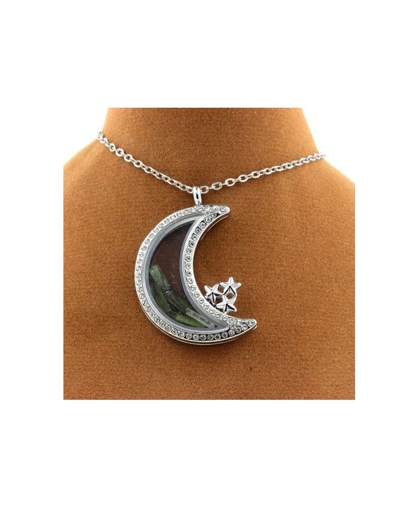 Collier Tourmaline verte brut