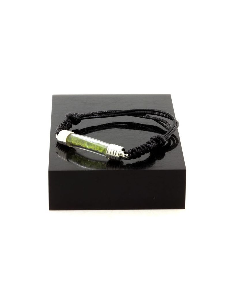 Raw Peridot Bracelet
