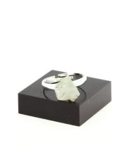 Bague Pierre de Lune brut plaqué argent 9.64 carats