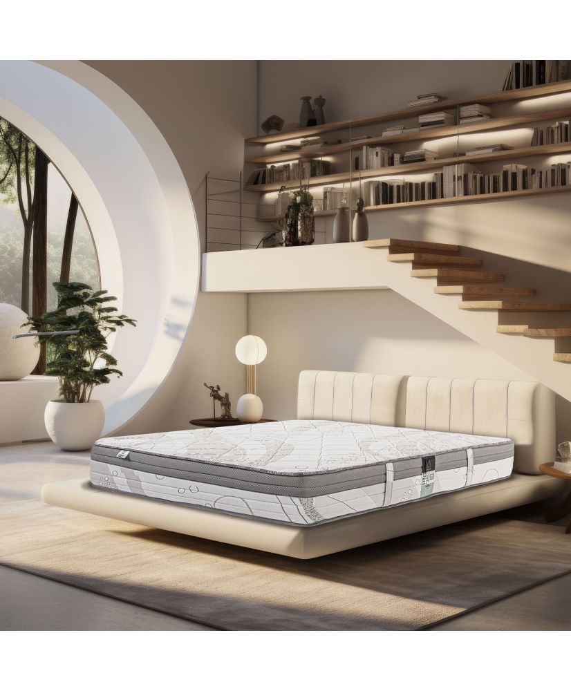 Pilarsleep firm mattress 140 x 190 x 26 cm, high density foam, summer-winter side Pilarsleep firm mattress 140 x 190 x 26 cm, high density foam, summer-winter side