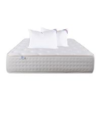 Matelas latex Purlux 160 x 200 x 26 cm, face été-hiver + 2 oreillers