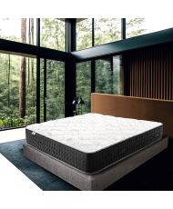 Matelas très ferme Sérénité 140 x 190 x 27 cm, ressorts ensachés, indépendance de couchage, face été-hiver