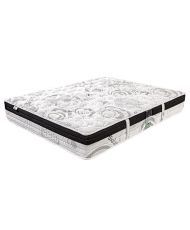 Sleeplux latex mattress 140 x 200 x 26 cm, summer-winter side, high density + 2 pillows + duvet