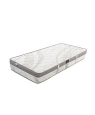 Materasso relax rigido 90 x 190 x 26 cm, molle insacchettate, schiuma ad alta densità + cuscino