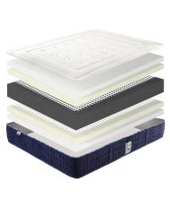 Nuage medium-firm mattress 140 x 200 x 24 cm, high-density foam, summer-winter side