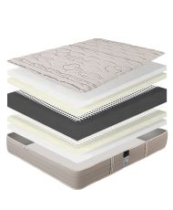 OrganicCotton mattress 140 x 190 x 24 cm, high density foam, summer-winter side