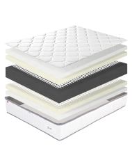 Iris mattress 140 x 200 x 20 cm, high density foam, summer-winter side