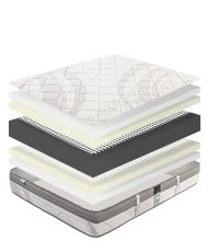 Prestigelux firm mattress 140 x 200 x 26 cm, high density foam, summer-winter side