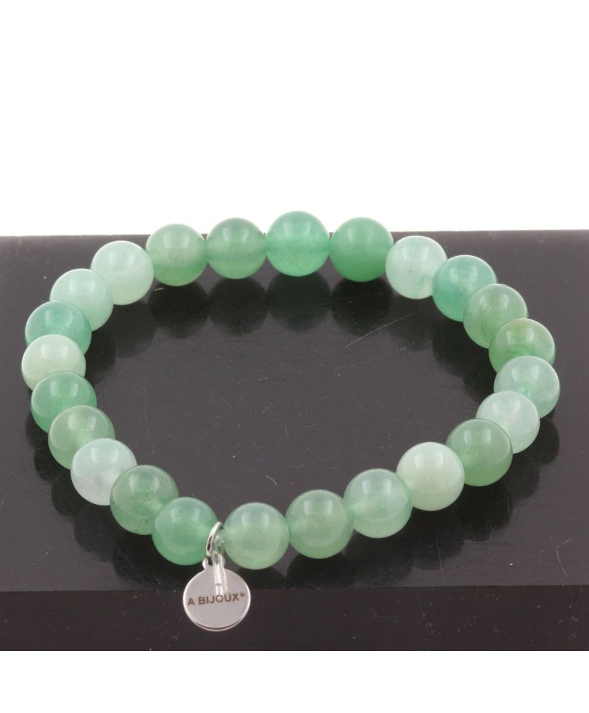 Bracciale con perline di avventurina da 8 mm Bracciale con perline di avventurina da 8 mm