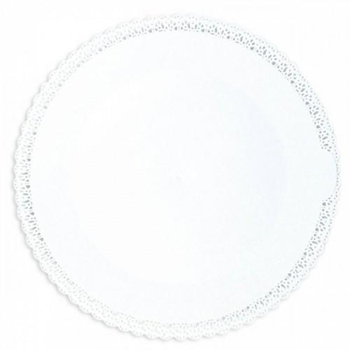 Plat dentelle rond Ø 32 cm - Blanc Plat dentelle rond Ø 32 cm - Blanc