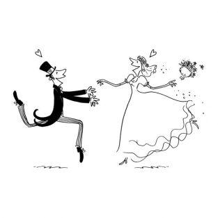  Tampon bois - Mariage 