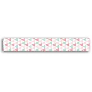 Masking tape triangles verts et rose 