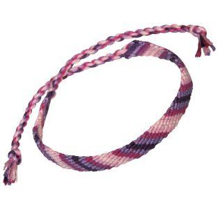  Fil coton rose pour bracelet brésilien  