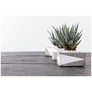  Moule carré pour béton créatif 8,5 x 8,5 cm 