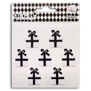  Black & white stickers gifts 