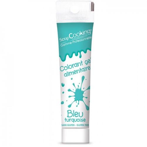 Gel colorant alimentaire bleu turquoise 20 g Gel colorant alimentaire bleu turquoise 20 g