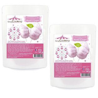 Préparation barbe à papa rose 320 g