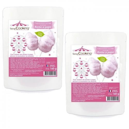 Préparation barbe à papa rose 320 g Préparation barbe à papa rose 320 g