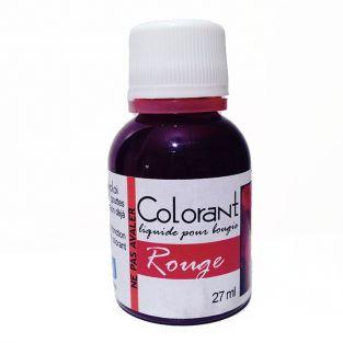 Colorant pour bougie 27 ml - Rouge
