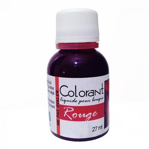 Colorant pour bougie 27 ml - Rouge Colorant pour bougie 27 ml - Rouge