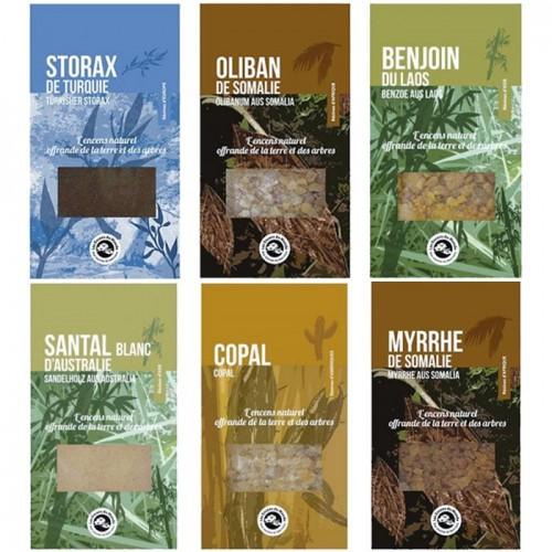 Coffret de Résines Les Encens du Monde Coffret de Résines Les Encens du Monde
