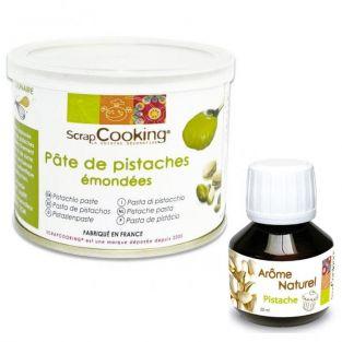 Pâte de pistache + arôme pistache