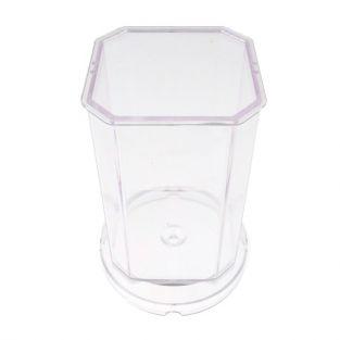 Moule à bougie plastique - carré H 7,5 cm