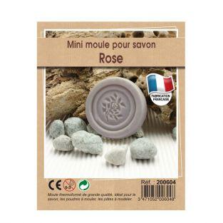 Moule à savon - rose 5 x 5 cm