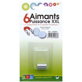 6 mini extra-strong magnets