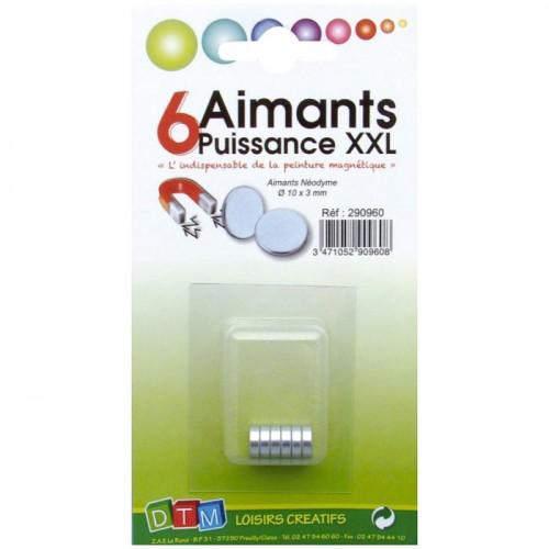 6 mini extra-strong magnets 6 mini extra-strong magnets