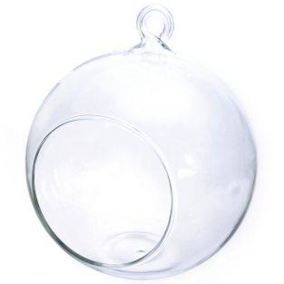 Boule verre ouverte 12 cm